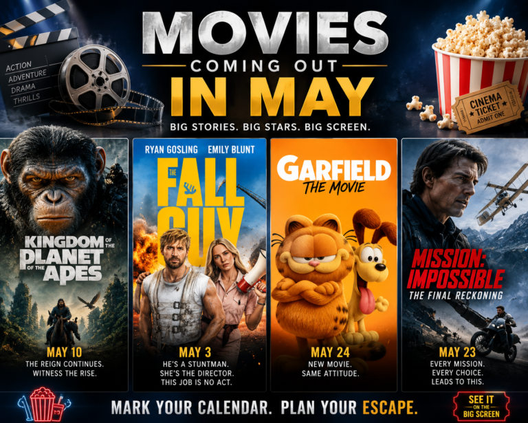 Popcorn Ready: The Must-See Movies Hitting Theaters This May (Don’t Miss These)