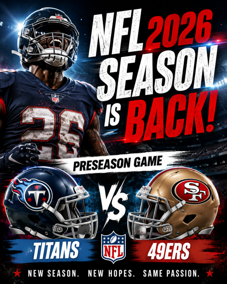 Titans vs. 49ers: Football Is Back — And Thursday Night Is Our First Real Taste of 2026