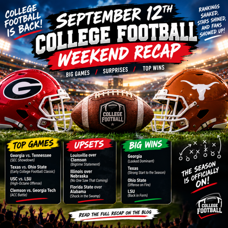 College Football Saturday Was Pure Chaos: The Biggest Wins, Upsets & More