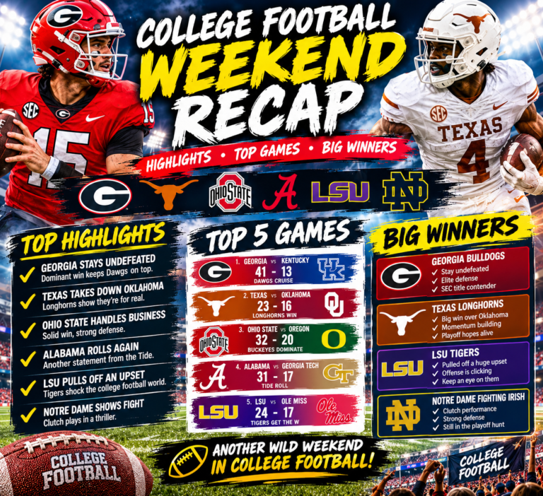 College Football Went Absolutely Wild Saturday: The Upsets, Heroes and Injury News You Need