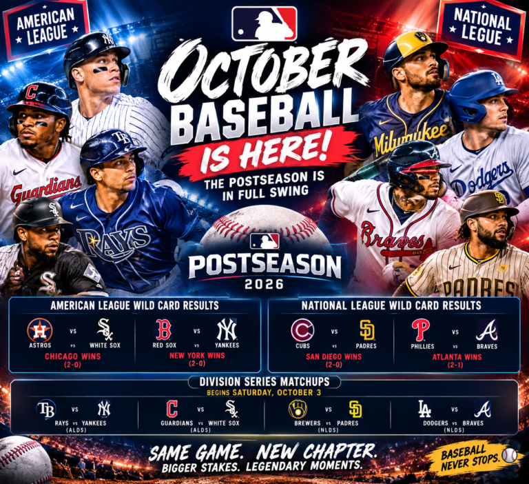 October Baseball Is Here: The Casual Fan’s 2026 MLB Playoff Survival Guide ⚾🔥